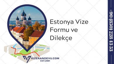 Estonya Vize Formu ve Dilekçe 2021