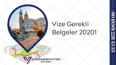 Vize Gerekli Belgeler 20201