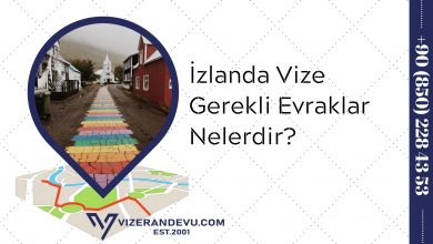 İzlanda Vize Gerekli Evraklar Nelerdir?