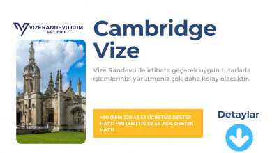 İngiltere Cambridge Vize Başvurusu
