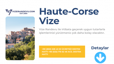 Fransa Haute-Corse Vize Başvurusu