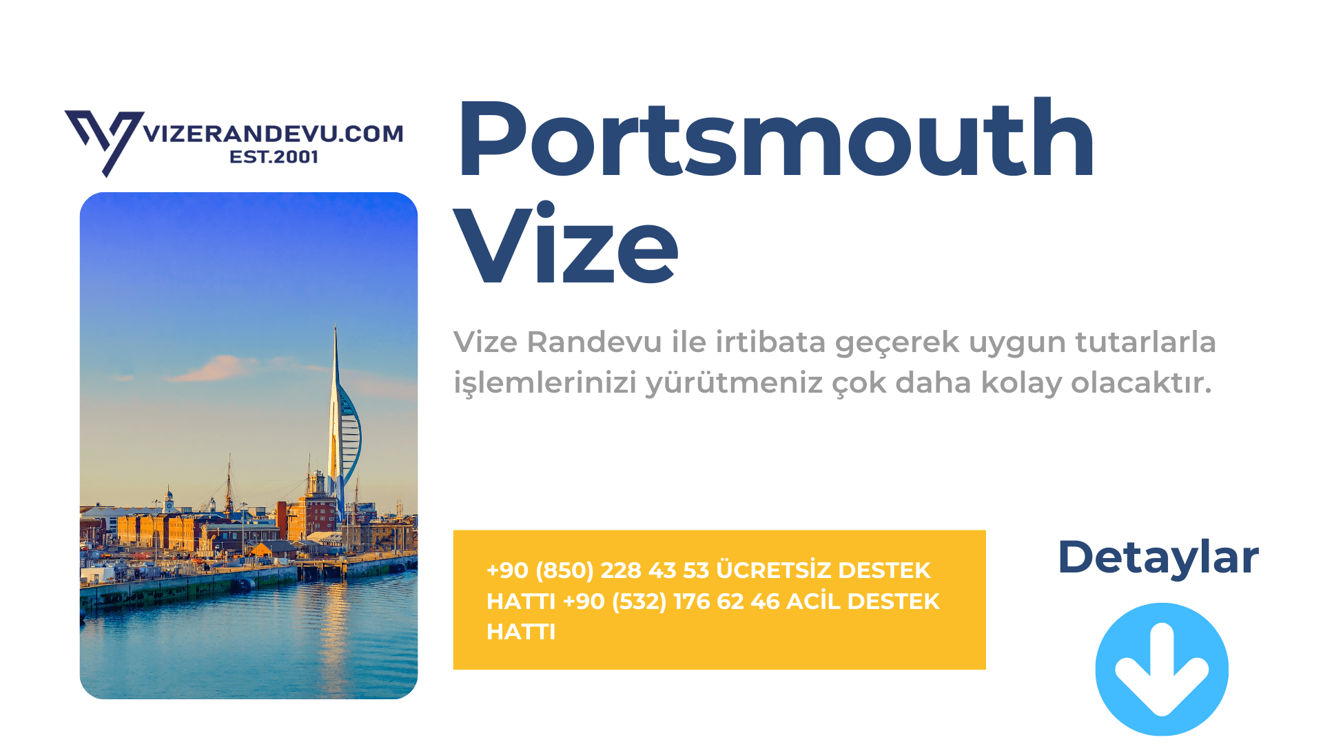 İngiltere Portsmouth Vize Başvurusu